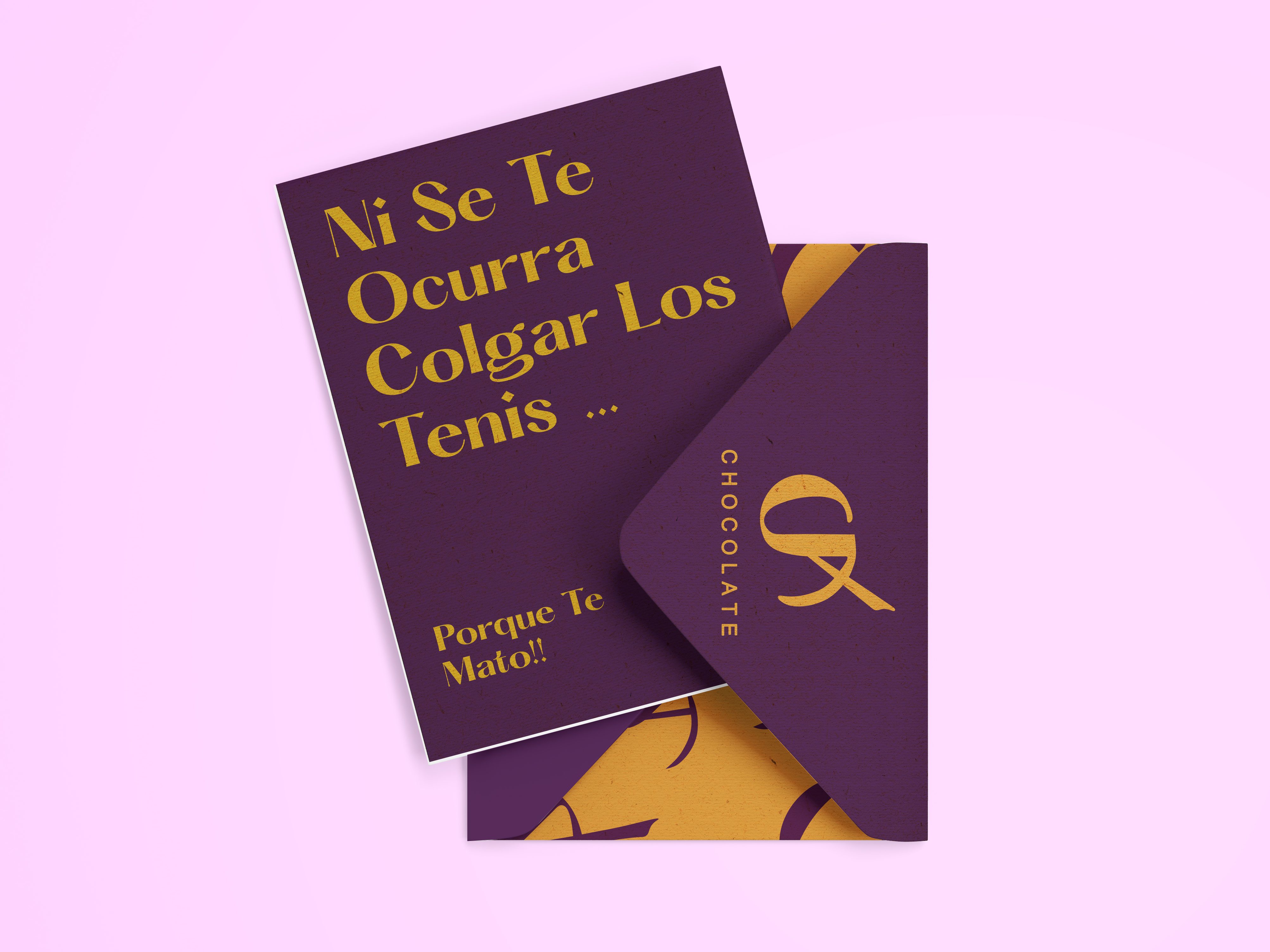 Cartina Chocolate Brand Identity by Raquel Eduardo Nunez. Greeting Card to share. 